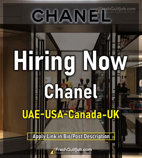 chanel jobs canada